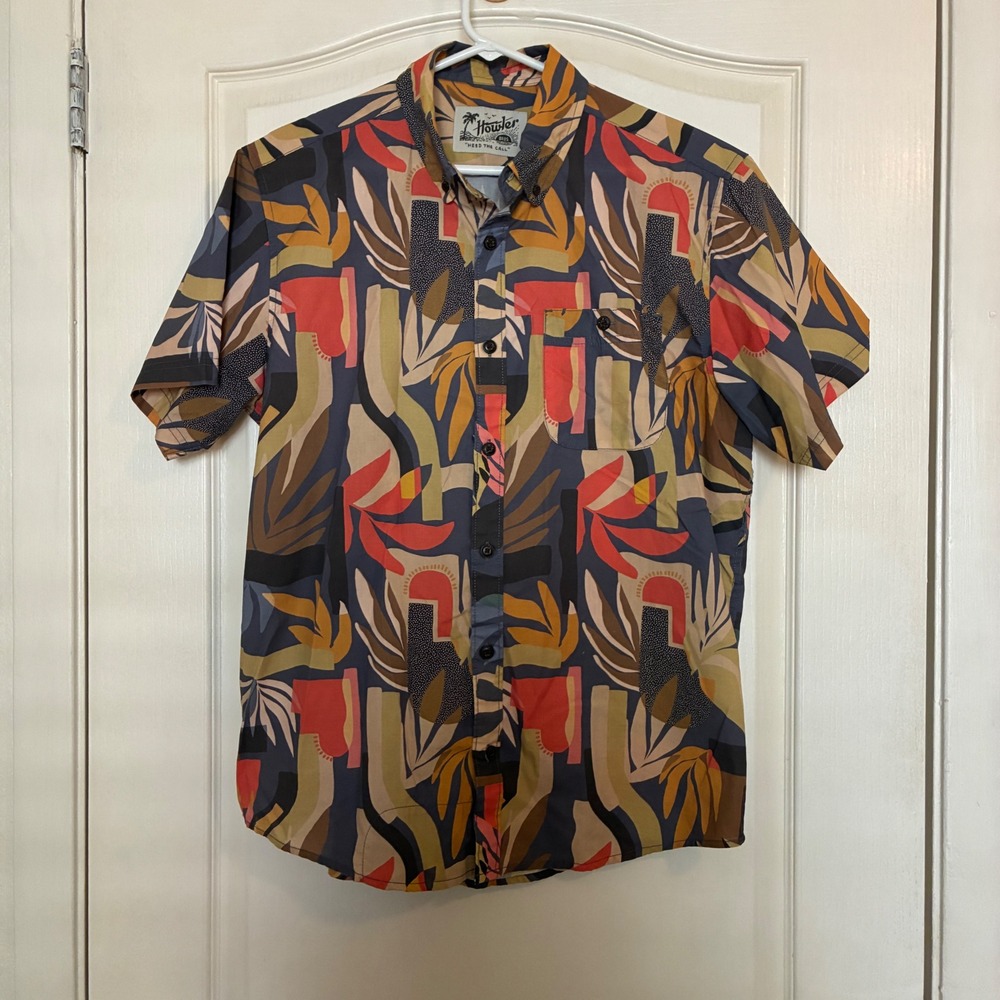 Howler Brothers Button Down Shirt Mens Size M Multicolor Gorpcore Coastal